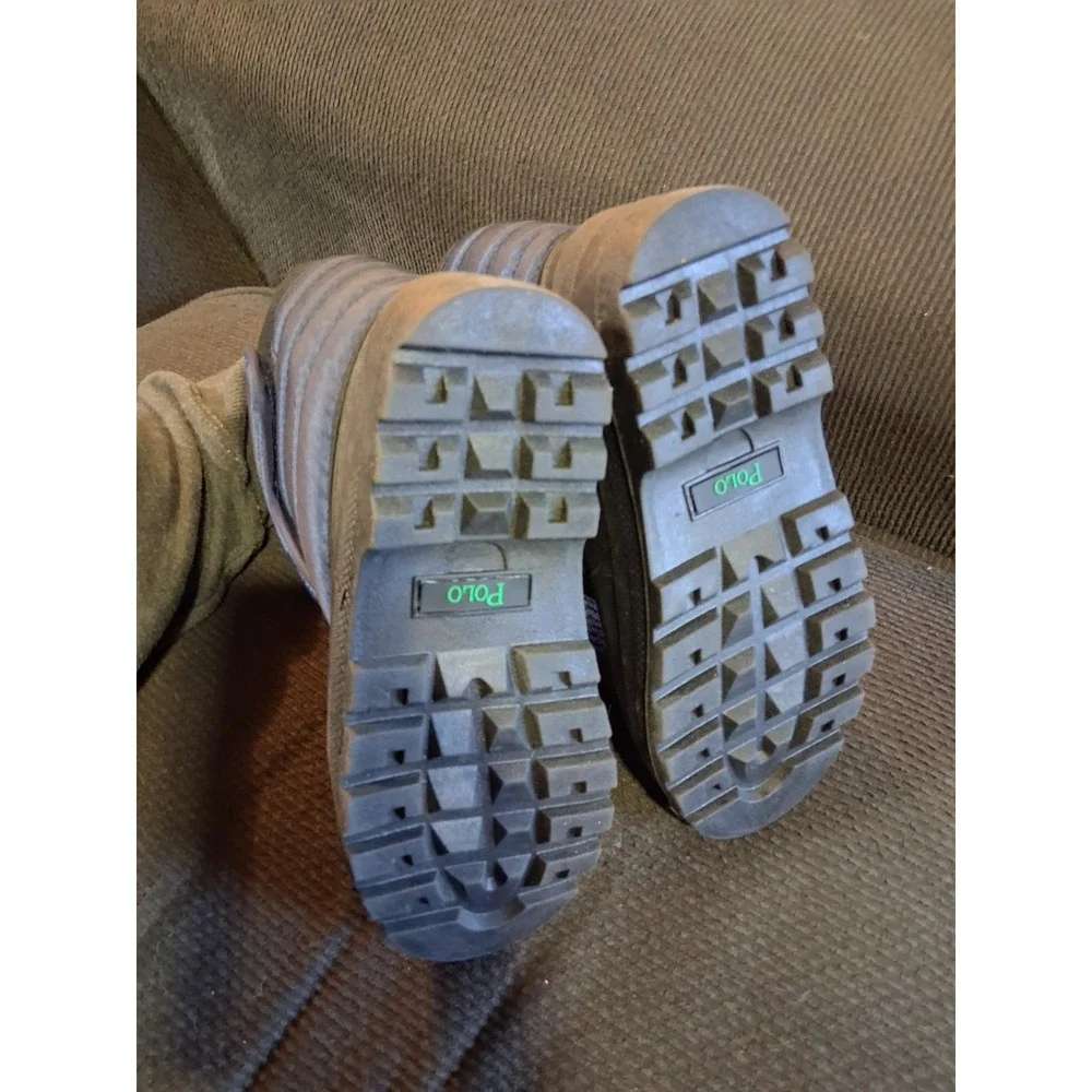 Polo Ralph Lauren Vancouver Snow Boots Navy Blue Junior Youth Size‎ 3